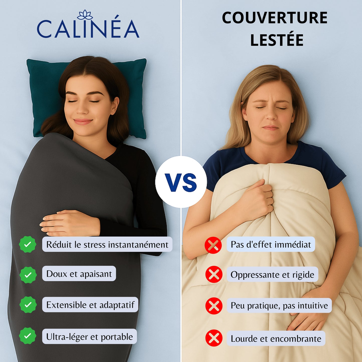 Câlin Calinéa utilisé pour soulager l’anxiété et le stress.