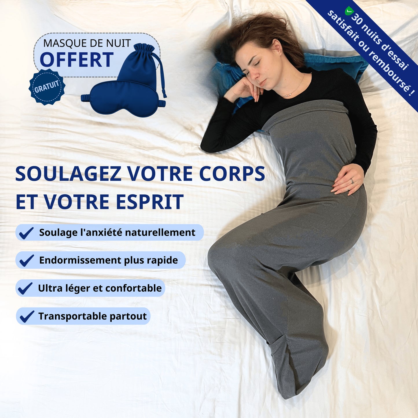 Câlin Calinéa utilisé pour soulager l’anxiété et le stress.
