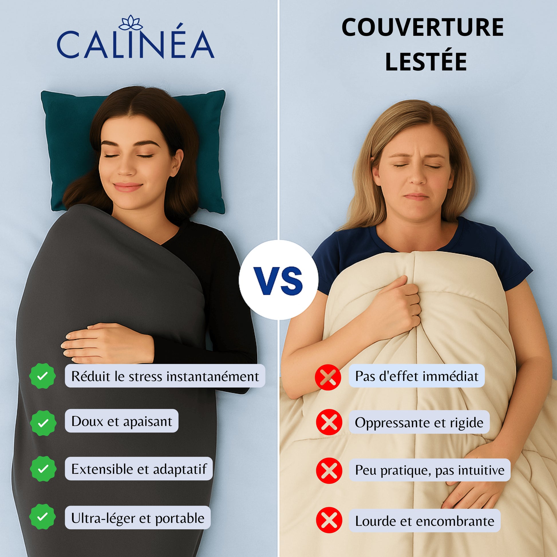Câlin Calinéa utilisé pour soulager l’anxiété et le stress.