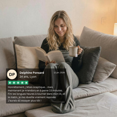 couverture sommeil réparateur taille adulte – Câlin Calinéa standard jusqu'à 170cm liberté mouvement totale