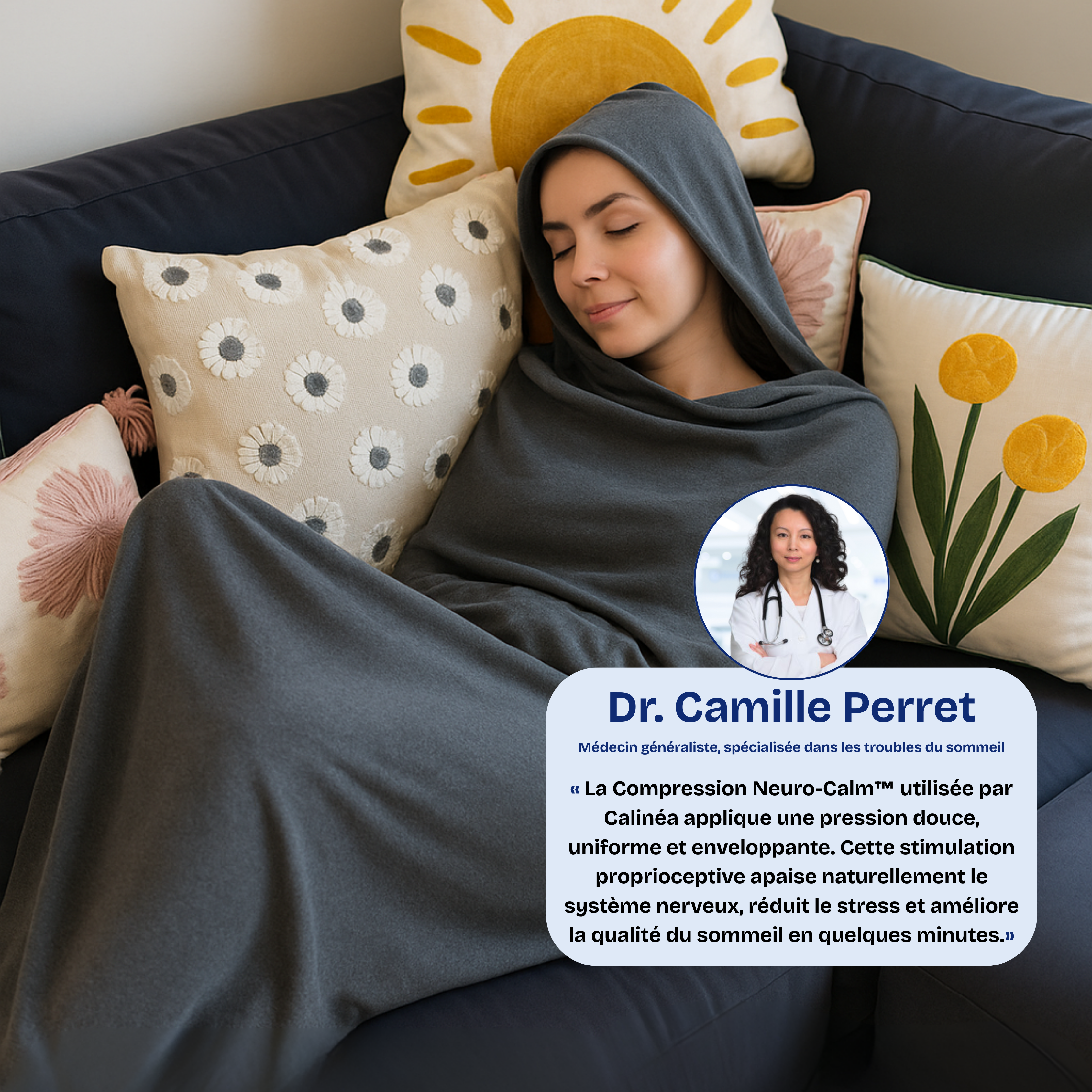 Couverture anti-insomnie | Sommeil profond garanti – Calinéa