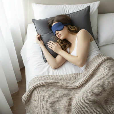 meilleur masque nuit anti-insomnie – Calinéa tissu doux respirant confortable toute la nuit